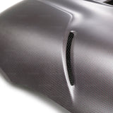 TS-STYLE RED DRY CARBON HOOD FOR 2020-2021 TOYOTA GR SUPRA